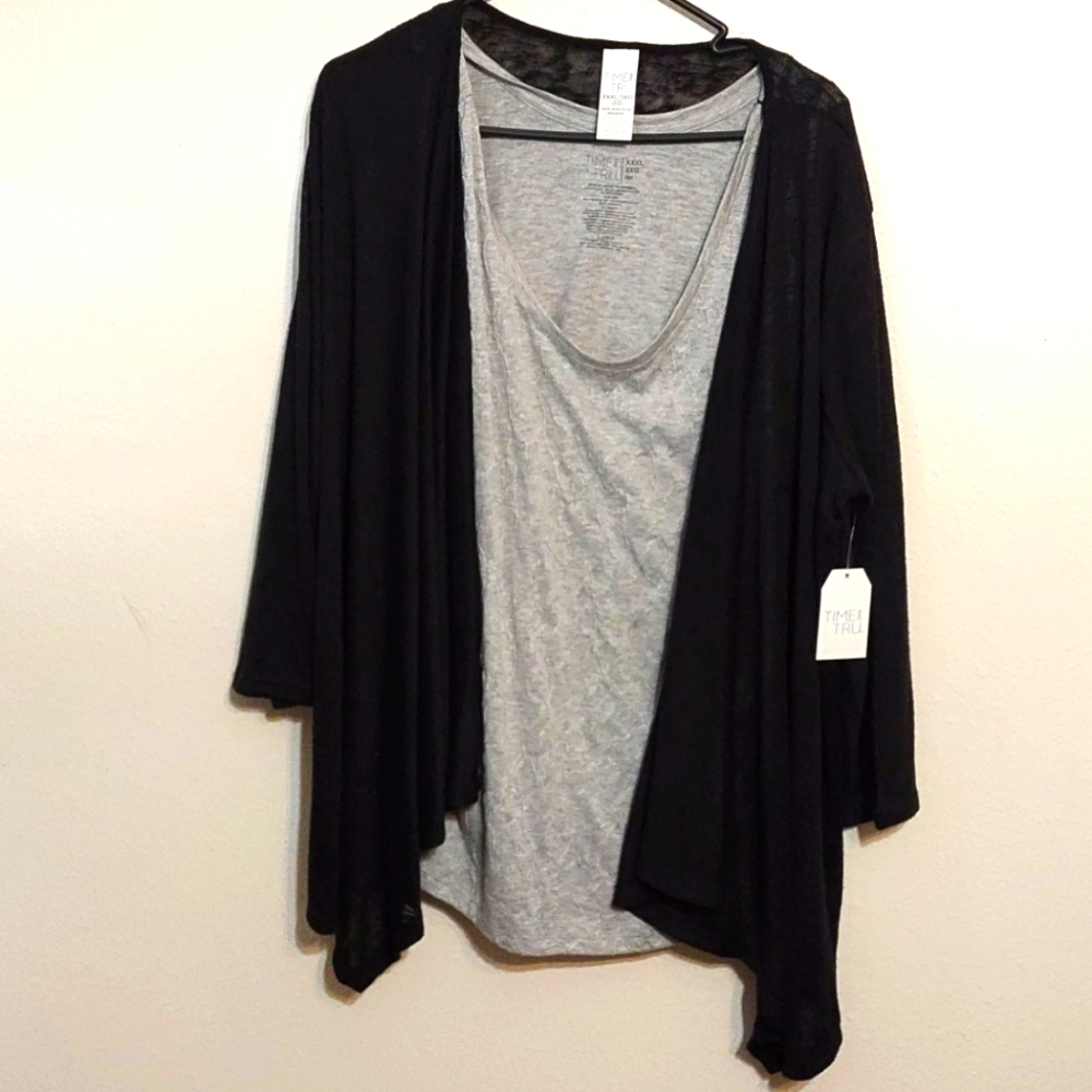 2 piece tank/cardigan